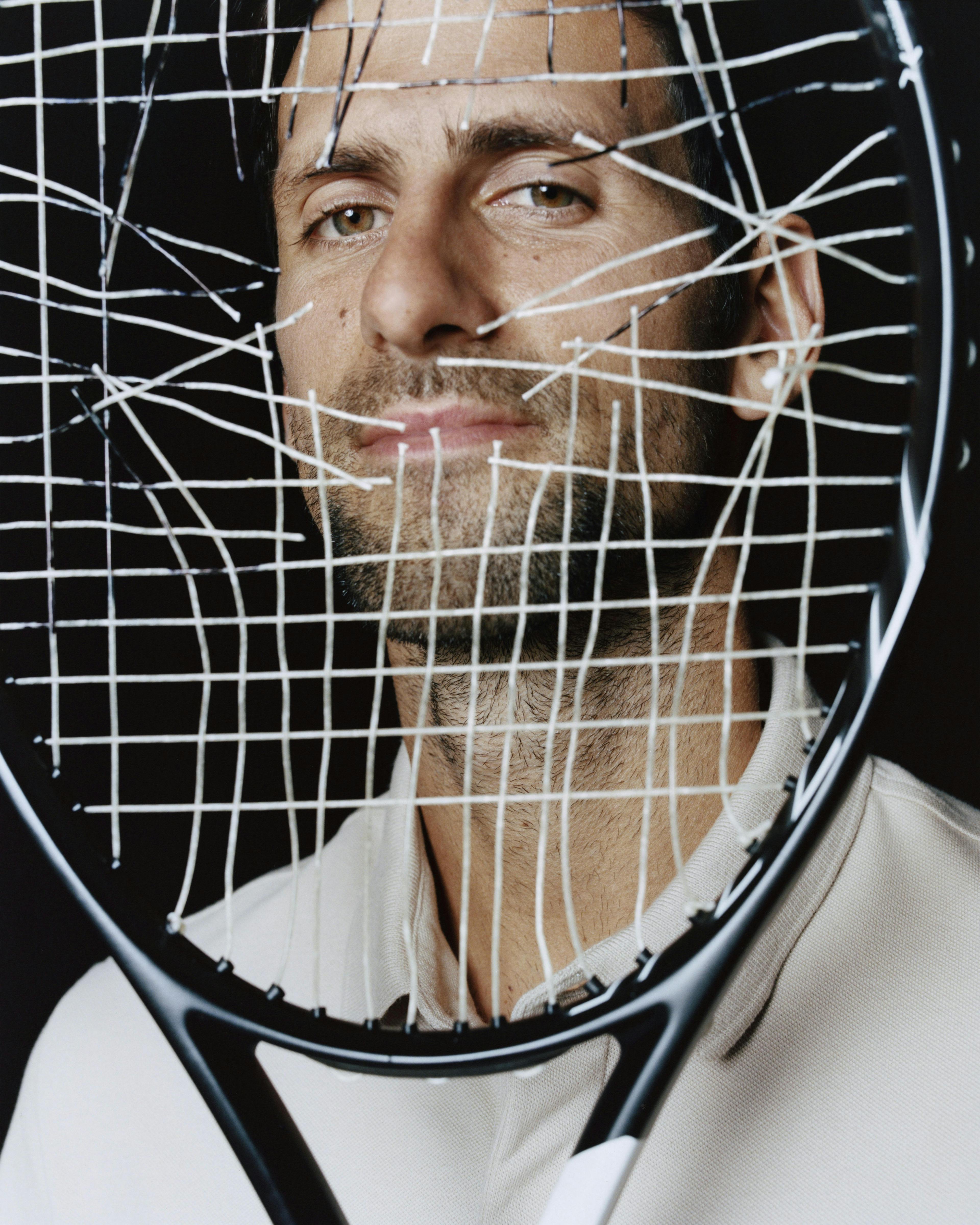 racket tennis racket person human