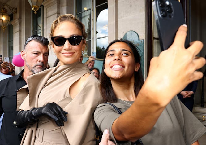 Jennifer Lopez attends the Dior Fall 2024 Couture show.