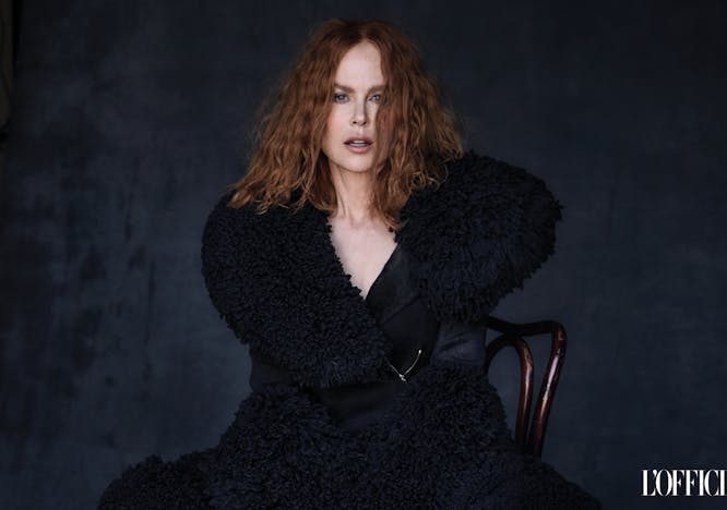 Coat ALAÏA : nicole kidman