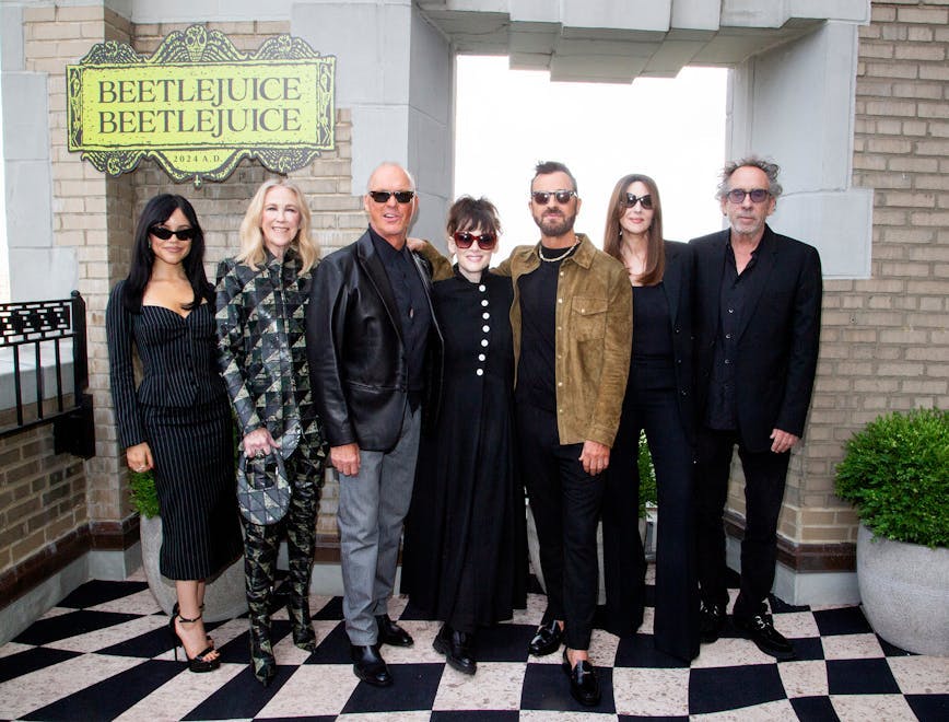 Beetlejuice Beetlejuice Cast on Press Tour in New York. Getty Images.