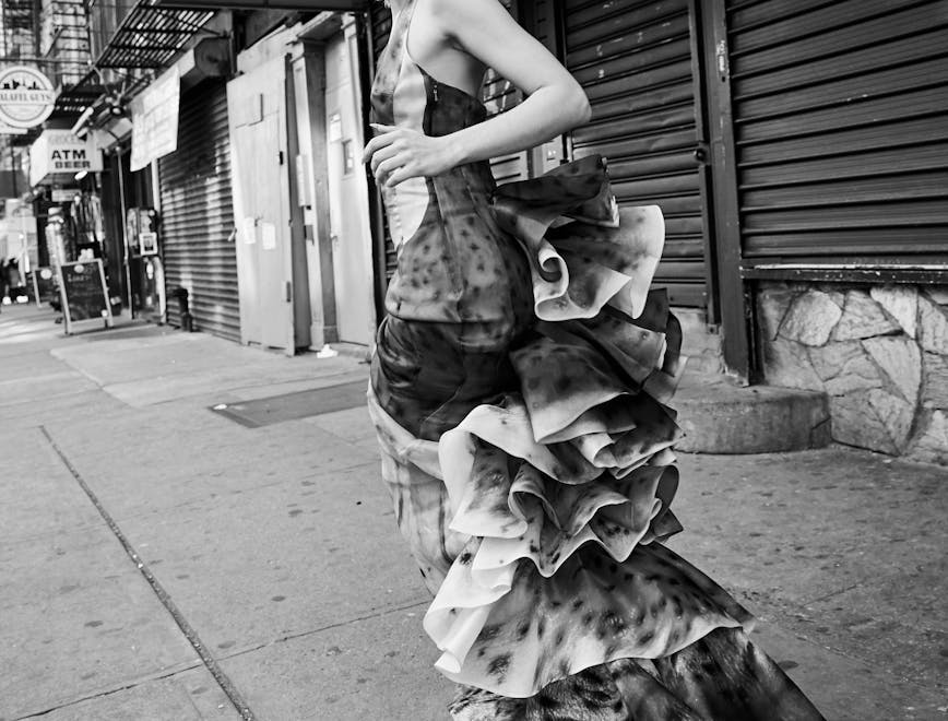 path street city urban dance pose leisure activities clothing dress person female