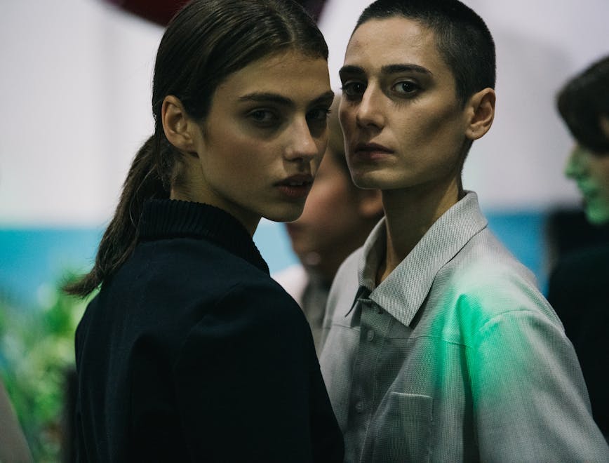 backstage georgia mbfwt ss19 show: situationist tbilisi person human sleeve clothing apparel face
