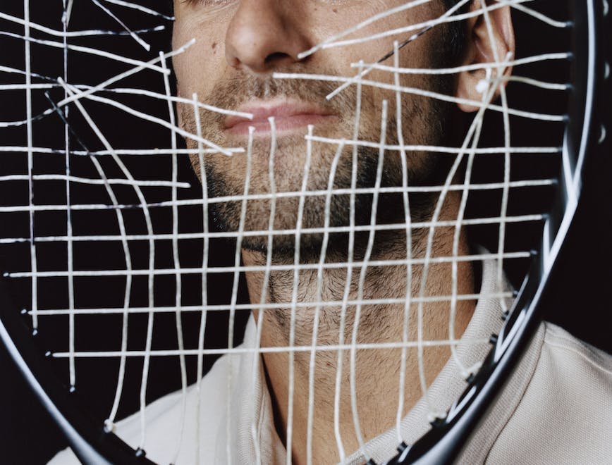 racket tennis racket person human