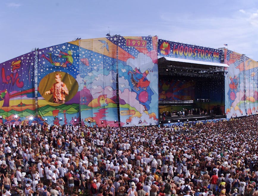 woodstock music rome ny crowd person human festival audience