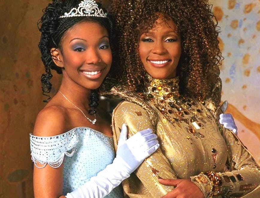 Brandy as Cinderella and Whitney Houston as Fairy Godmother
