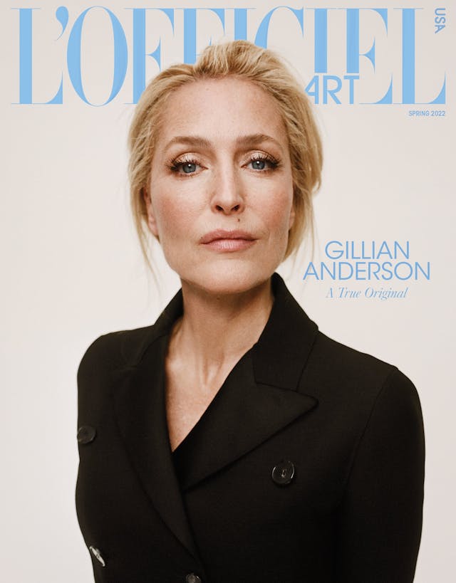 L'OFFICIEL Art USA Spring 2022 Issue with Gillian Anderson
