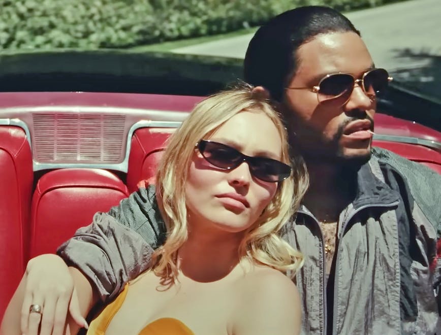 Lily-Rose Depp and The Weeknd in The Idol.