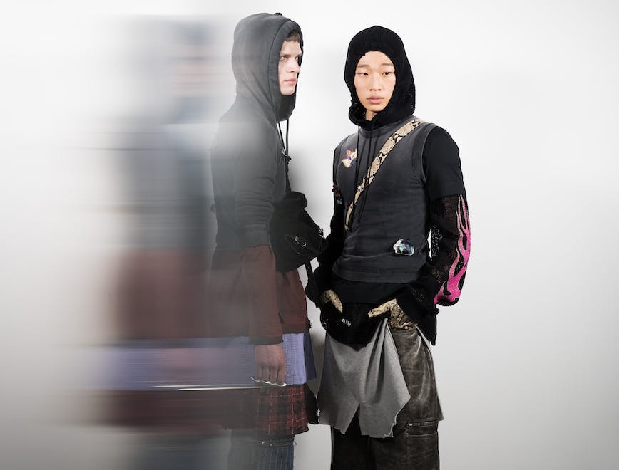paris person woman adult female bag handbag glove hood people hoodie