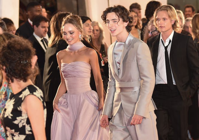 Timothee Chalamet dating history includes Lily Rose Depp.
