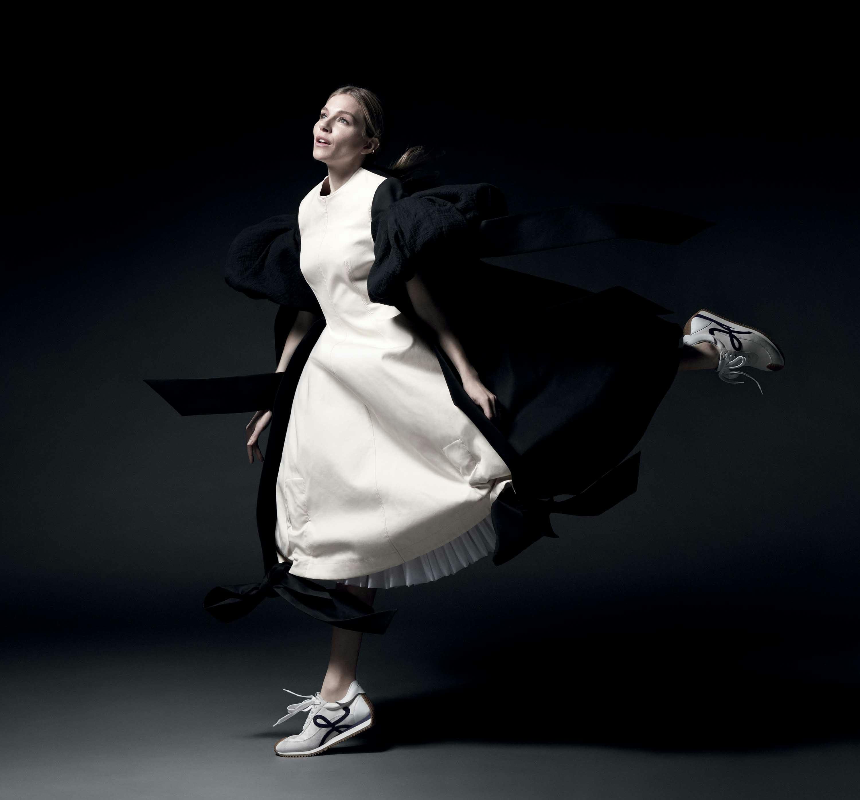 shoe adult female person woman high heel dancing coat fashion sneaker