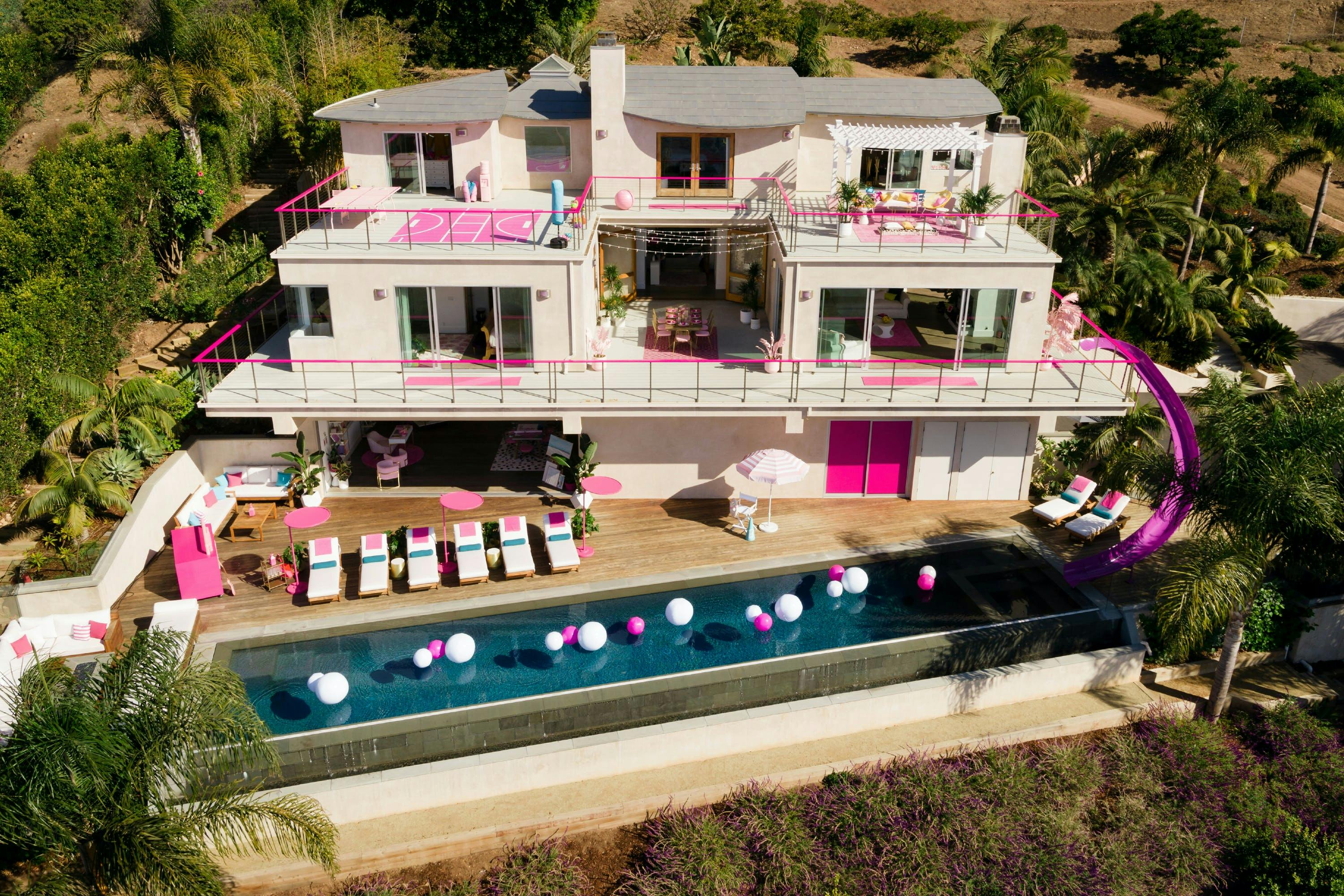Pink Barbie Malibu DreamHouse is now up for rent on Airbnb, hosted by Ryan Gosling.