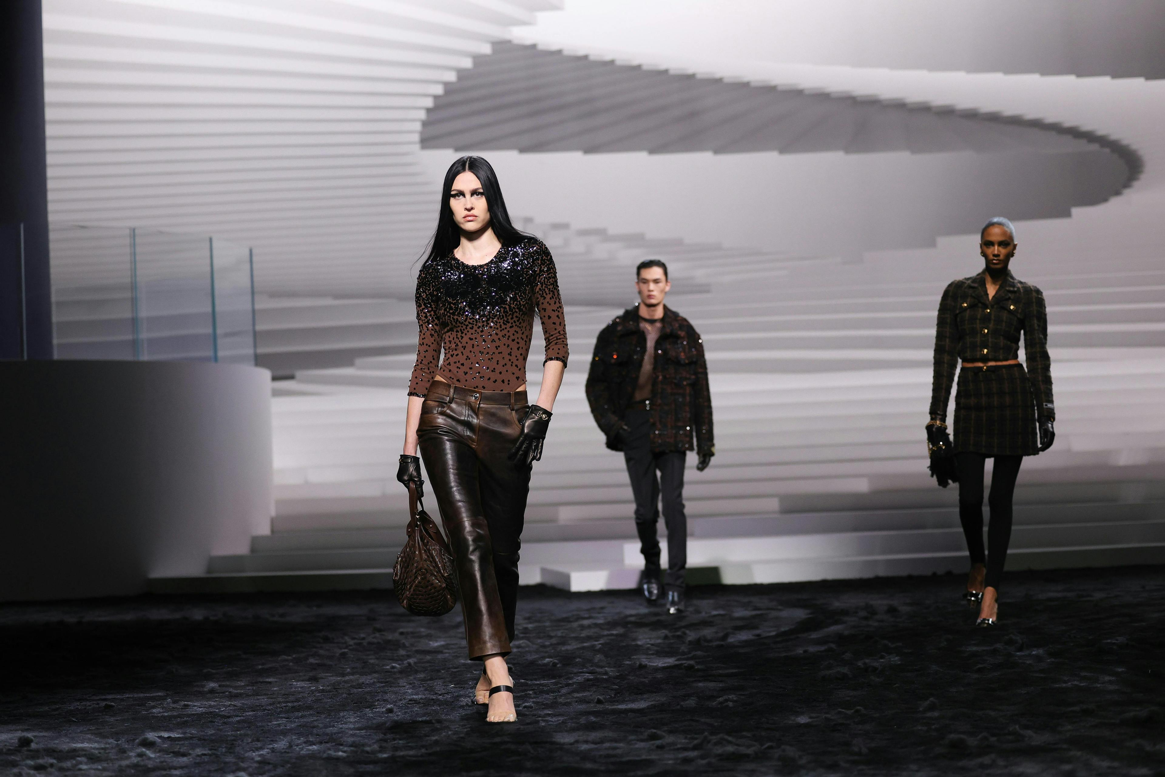 Versace Fall/Winter 2024 Collection. Photo courtesy of Getty Images.